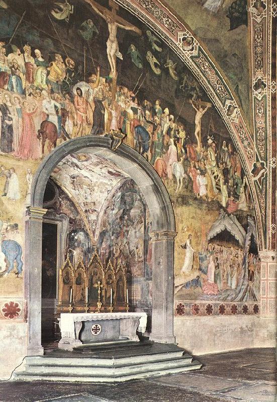 ANDREA DA FIRENZE Frescoes on the central wall France oil painting art